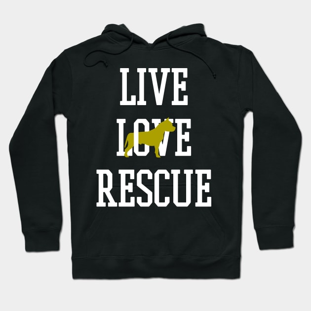 Dog Rescue Dog Adoption Hoodie by KAWAIITEE